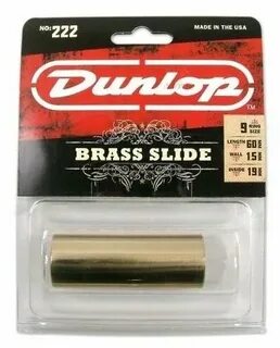 Dunlop 222  слайд 19х22х60, латунь, средний 222