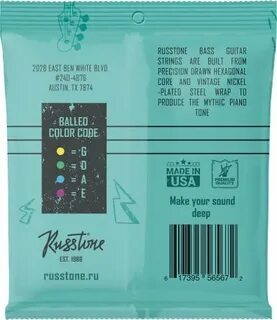 Russtone BNP45-105 струны для бас-гитары Nickel Pl BNP45-105