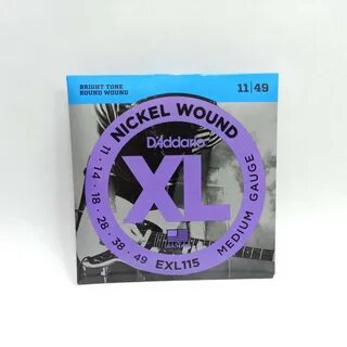 D'Addario EXL115 (11-49) XL струны для электрогита EXL115