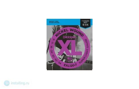 D'Addario EXL120-7 (9-52) струны для 7-струнной эл EXL1207