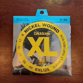 D'Addario EXL125 (9-46) XL струны для электрогитар EXL125