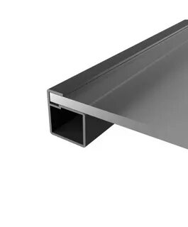 CLS Florence rectangular mountingplate alu-brushed A007249