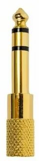 GOLDEN SHINE Переходник 6,3 ст.мама-3,5 ст.папа, п П63-2
