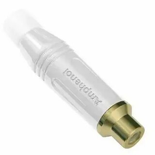 AMPHENOL ACJR-WHT - разъем RCA кабельный мама  (бе ACJR-WHT