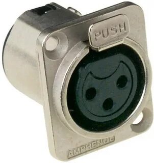 AMPHENOL AC3FDZ - разъем XLR панельный мама , 3 ко AC3FDZ