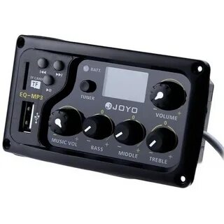 Joyo EQ-MP3 3-полосный эквалайзер с тюнером и MP3 EQ-MP3